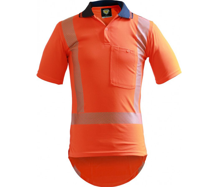 Caution TTMC-W17 Segmented Tape Microfibre Polo