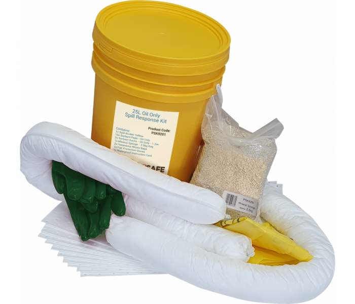 In2Safe 25L Oil Spill Kit-Bucket