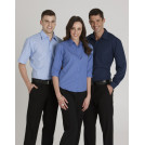 Biz Micro Check Womens 3/4 Sleeve Shirt