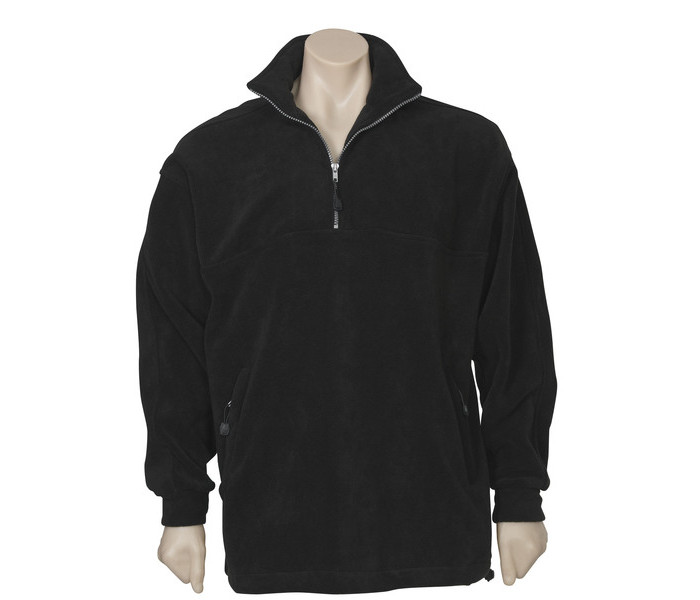 Biz Heavyweight 1/2 Zip Mens Fleece Top