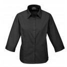 Biz Base Womens 3/4 Sl. Shirt