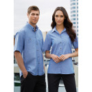 Biz Chambray Mens S/S Shirt